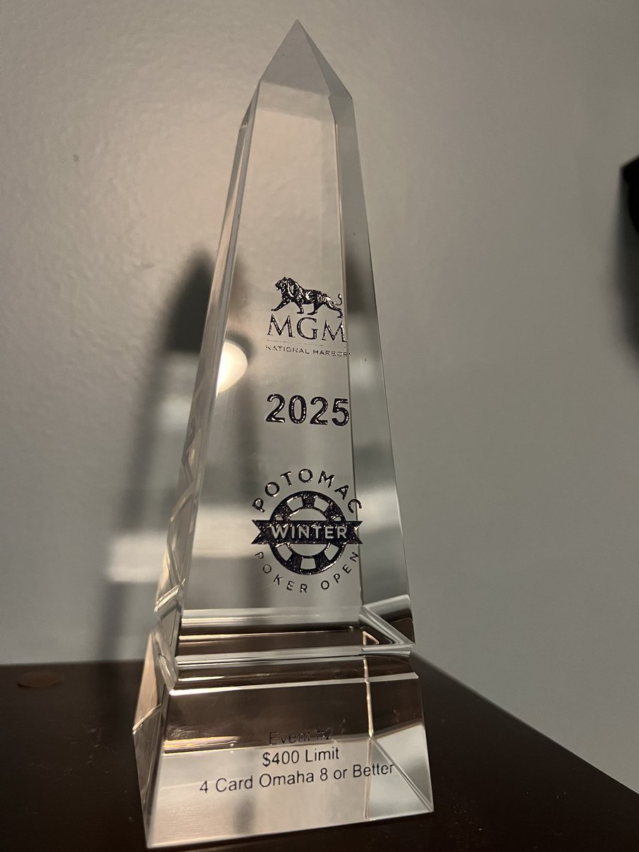 DCJennyLynn's tweet photo. Didn’t plan on watching the big game—ended up winning Event 2 Omaha 8b at @MGMNH_Poker instead! Putting the winnings toward my nephew’s GoFundMe for a wheelchair van 💚 #GoBills #GoEvan https://t.co/kLvvWmdolD