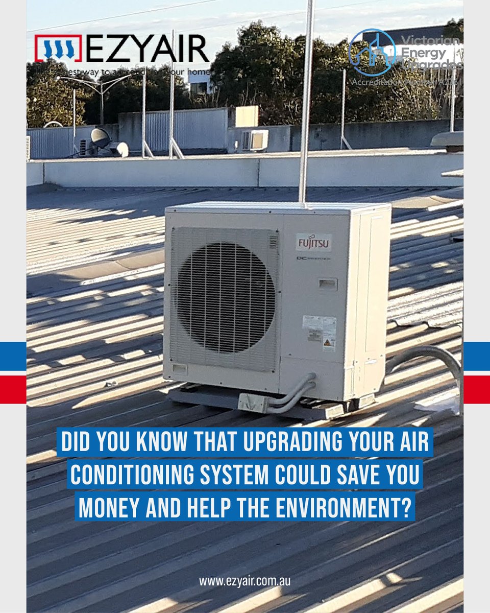 At EZYAIR, as an Authorised Provider, we ensure you get the maximum rebate when you upgrade to a more energy-efficient air conditioner. You could receive a rebate of up to $8000! 😮 ezyair.com.au/?utm_content=s…