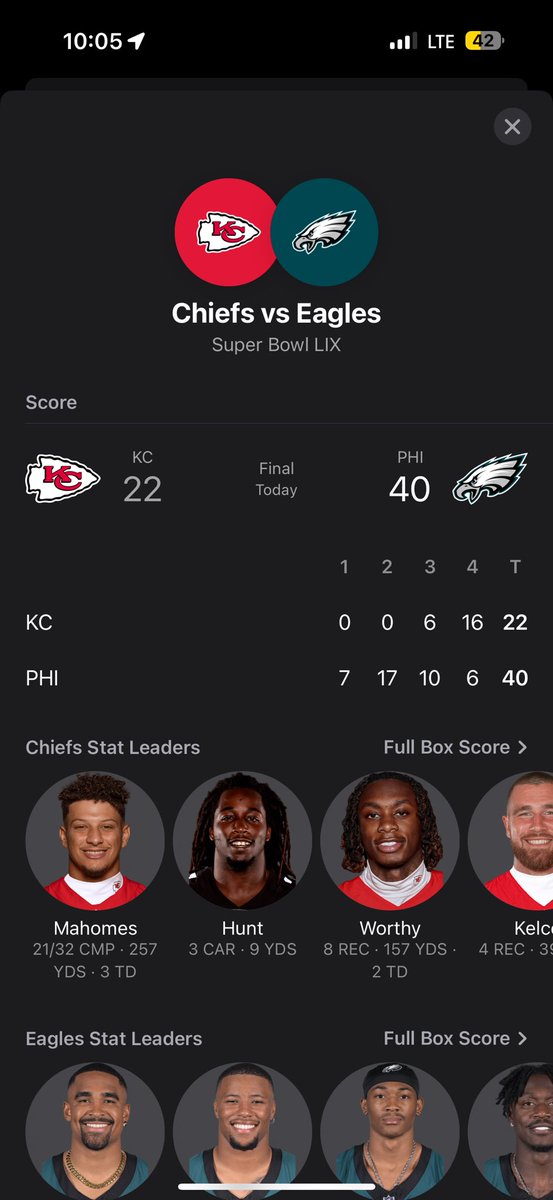 Sleeping good tonight knowing the chiefs lost.
