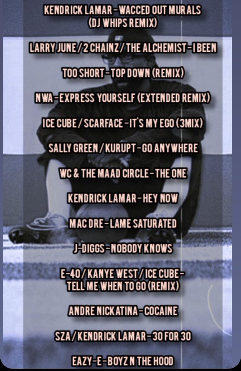 🎧 Danny Salas🎙 (@ruthlessradio) on Twitter photo It felt good to be back in the building on a Sunday, for the first time in six weeks.
Here's my "comeback" playlist for 2.9.2025
#WestCoastEveryday <a href="/Q971radio/">Q97.1 Radio</a> It felt good to be back in the building on a Sunday, for the first time in six weeks.
Here's my "comeback" playlist for 2.9.2025
#WestCoastEveryday <a href="/Q971radio/">Q97.1 Radio</a>