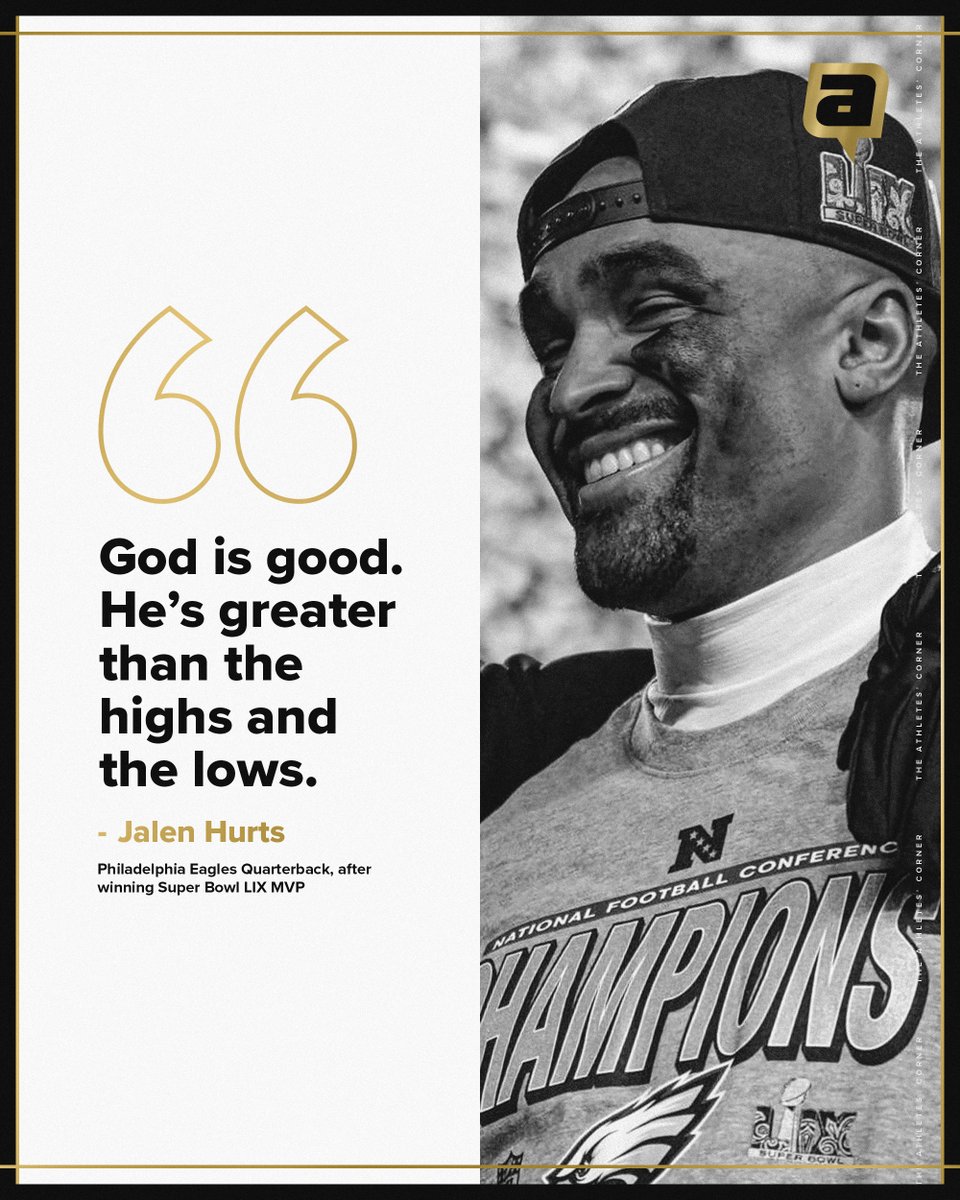 The message is consistent from <a href="/JalenHurts/">Jalen Hurts</a> 💯