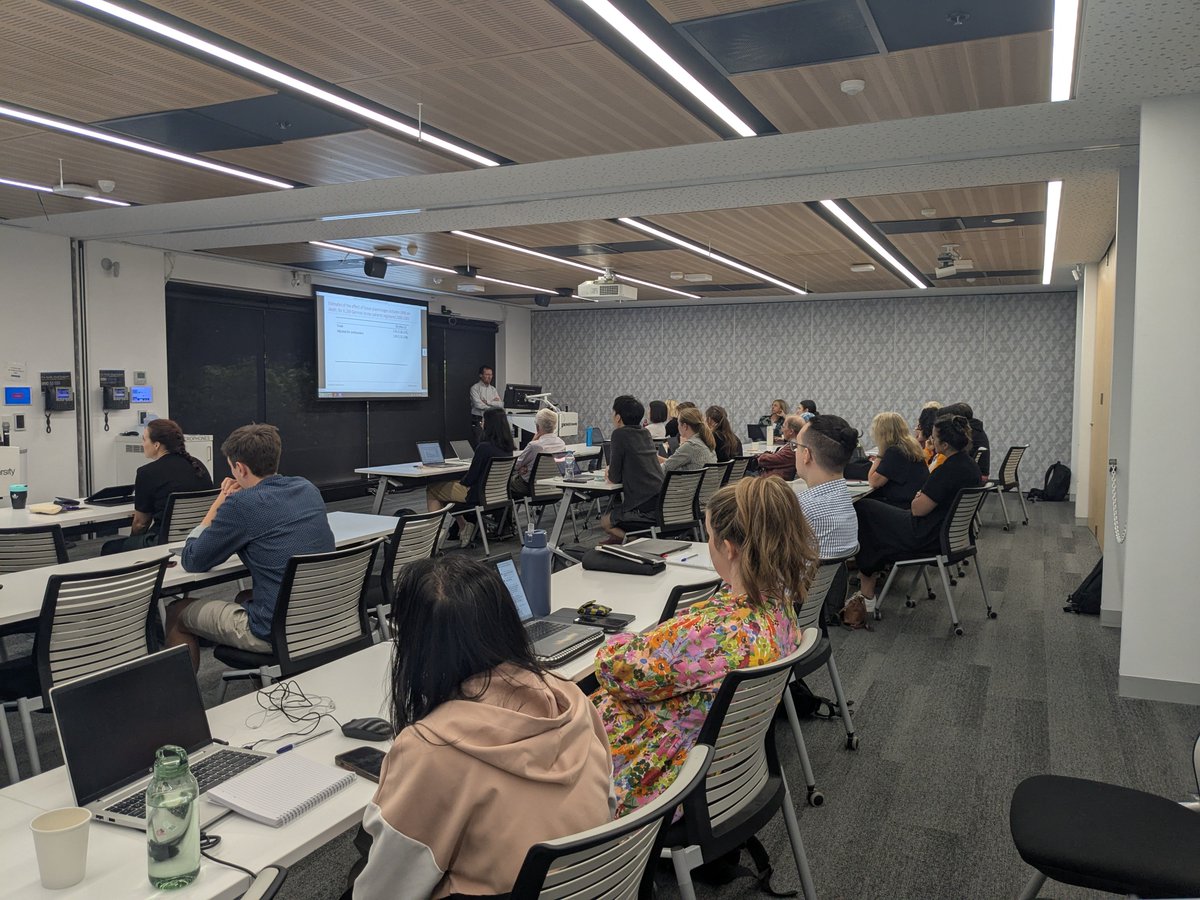ViCBiostat (@vicbiostat) on Twitter photo We're off and away with Summer School 2025!
Jonathan Sterne is leading our Advanced causal inference course, ably assisted by tutors Ghazaleh Dashti, Marnie Downes, Daisy Shepherd and Jiaxin Zhang from CEBU.
PS. Follow us over on <a href="/vicbiostat/">ViCBiostat</a>.bsky.social.. We're off and away with Summer School 2025!
Jonathan Sterne is leading our Advanced causal inference course, ably assisted by tutors Ghazaleh Dashti, Marnie Downes, Daisy Shepherd and Jiaxin Zhang from CEBU.
PS. Follow us over on <a href="/vicbiostat/">ViCBiostat</a>.bsky.social..