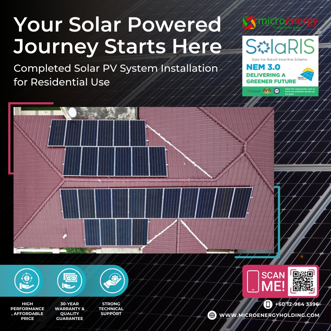 microenergymsia's tweet photo. 💡 Pay Less, Use More! Save Up to 95% on Your Electricity Bill with Solar! ☀️
Looking to reduce your electricity bill and make a smart long-term investment? Solar is the ultimate solution for your home & business! 🚀
#SaveElectricity #SolarMalaysia #GreenEnergy #MicroEnergy https://t.co/1jx0QJzfM4