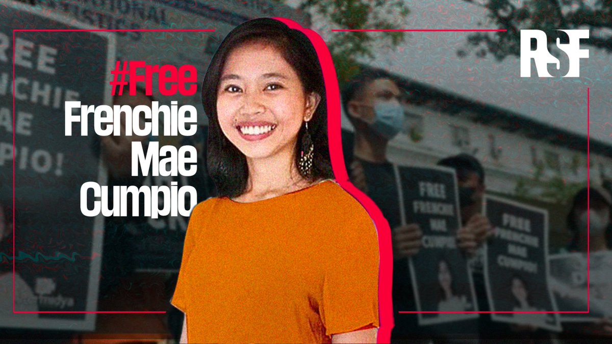 #菲律宾：调查记者Frenchie Mae Cumpio因不实的恐怖主义指控而遭囚禁至今日已满五年，如今更面临另外40年的刑期。无国界记者与 🇵🇭 新闻界核心人物要求立即释放她。#FreeFrenchieMaeCumpio

👉 rsf.org/en/freefrenchi…