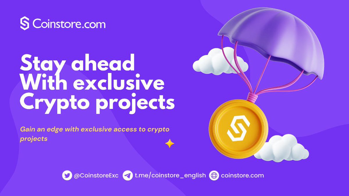 Early access, big potential! Prime on @coinstoreexc is your gateway to handpicked crypto projects before the crowd. Be a pioneer, not a follower.
Enter Prime IEOs cutt.ly/CeIbpSAe

#coinstore #launchpad #prime