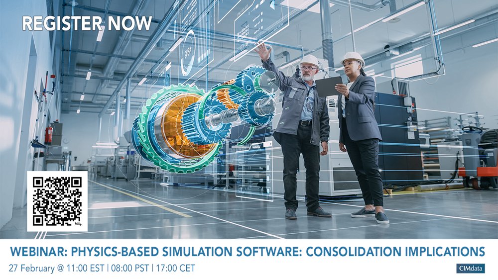 CIMdata Announces Webinar on Impact of Consolidation in Engineering Software Industry on Feb 27

dailycadcam.com/cimdata-announ… via <a href="/dailycadcam/">DailyCADCAM.com</a>

<a href="/CIMdataPLMNews/">CIMdata</a> #PLM #PhysicsbasedSimulation #Webinar #EngineeringSoftwareIndustry <a href="/CherylPeck1/">Cheryl Peck</a>
