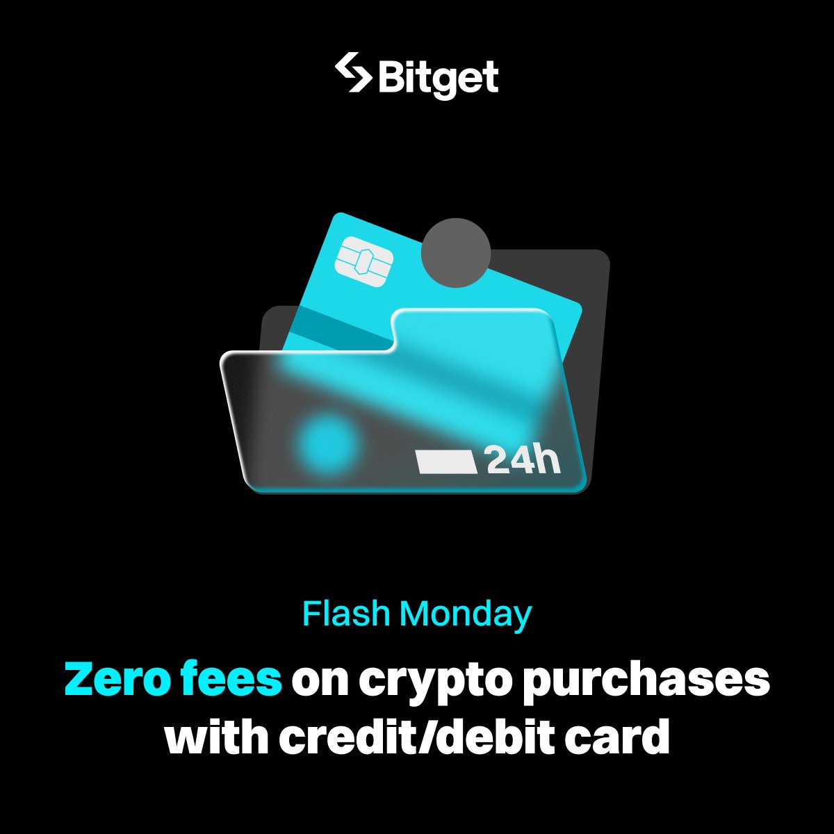 Every Monday, enjoy zero-fee crypto purchases using your local fiat  currency with a credit or debit card! 📅 Every Monday 12:00 PM – Tuesday  12:00 PM (UTC) 💳 Buy crypto now: https://t.co/BvrNJprr4q