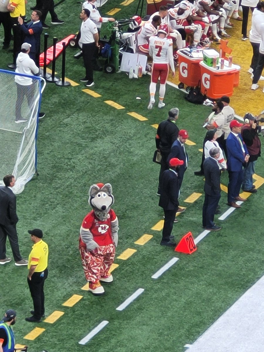 Ari Mittleman (@arimittleman) on Twitter photo Tonight at <a href="/CaesarsDome/">Caesars Superdome</a>, I watched this creature get eaten by the <a href="/Eagles/">Philadelphia Eagles</a>.
#SuperBowlLIX
#FlyEagleFly Tonight at <a href="/CaesarsDome/">Caesars Superdome</a>, I watched this creature get eaten by the <a href="/Eagles/">Philadelphia Eagles</a>.
#SuperBowlLIX
#FlyEagleFly