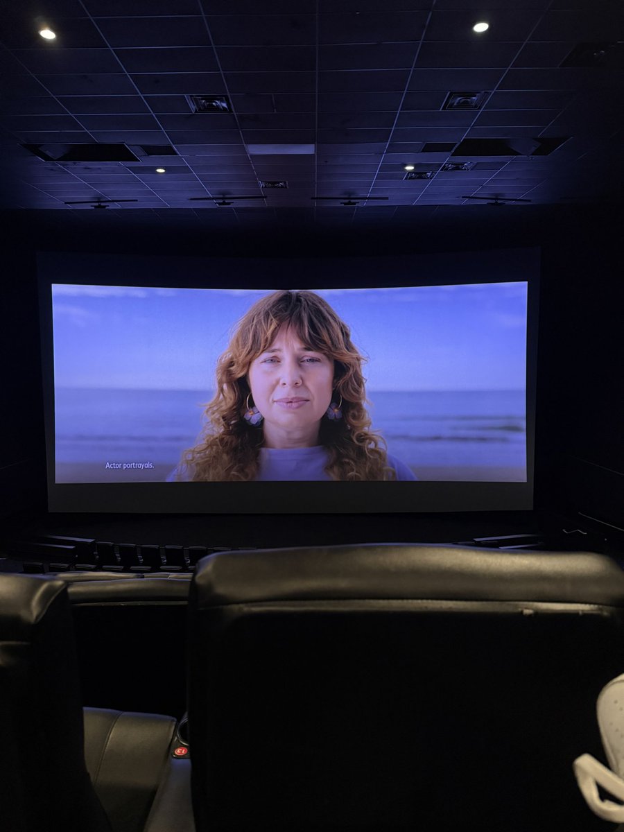 Rabably's tweet image. Now seated for Parasite in IMAX