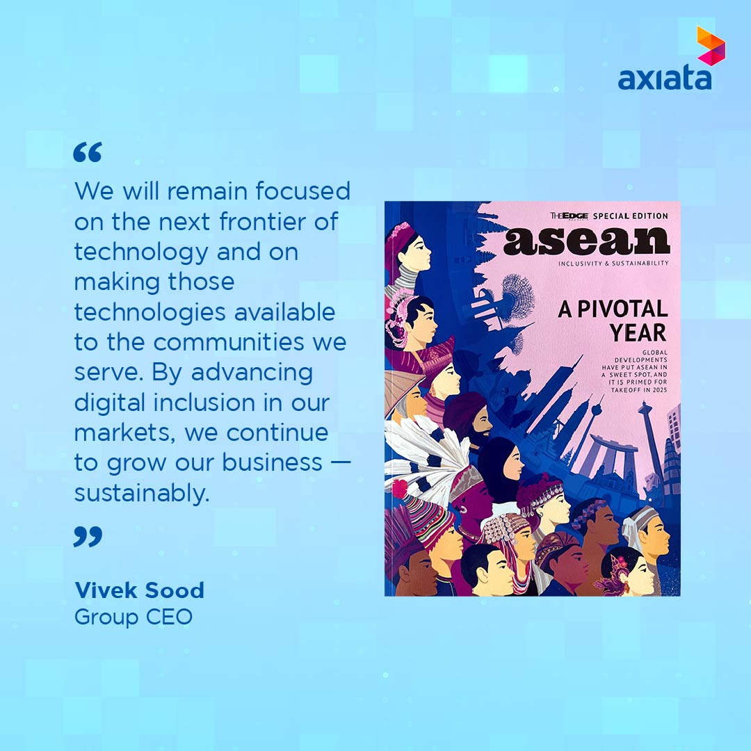 Vivek Sood shares insights with <a href="/theedgemalaysia/">The Edge Malaysia</a> on how we are capitalising on ASEAN’s vibrant and fast-growing digital economies through a combination of telco market consolidation and digital innovation.

#AdvancingAsia #ThisIsAxiata