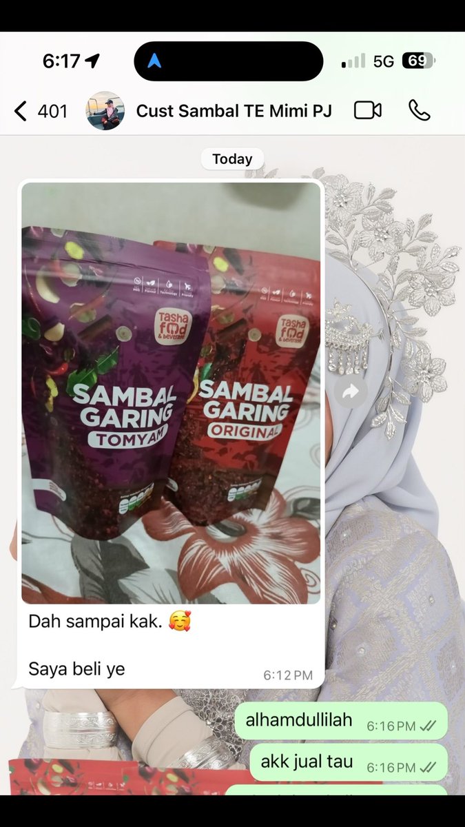 EmpireTasha's tweet image. tq mimi , support tasha food
#readytoeat #sambal #sambalgaring #sambalbilis #sambalgaringbilis #sayajual #tashaempire #fyp #tashafood #sambalpedas #sayajual #sedap #muslimproduct #halal #bismillahfyp #syukur