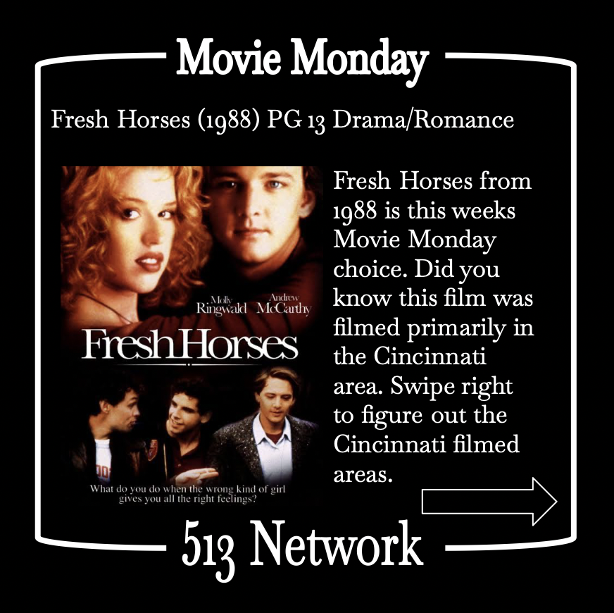 513_Network's tweet photo. The #513Network would like to introduce Fresh Horses (1988) as their Movie Monday choice this week.
Source : IMBD | The film is available on @Tubi https://t.co/LBoIlcDkQV