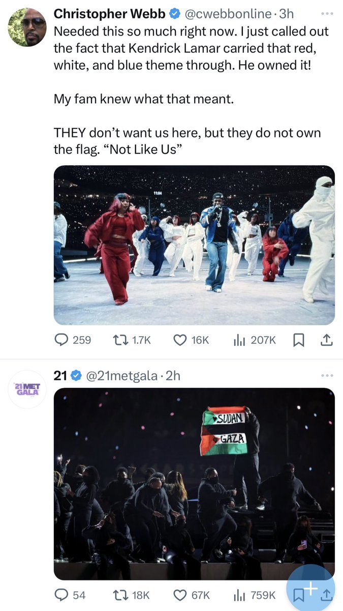 Americans are so delusional. One of these things is about liberation. The other is about whatever you want it to be. Hint - liberation got tackled