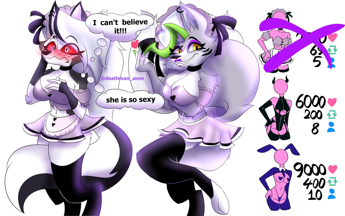 I think Loona likes her new partner 🛐💗#furry