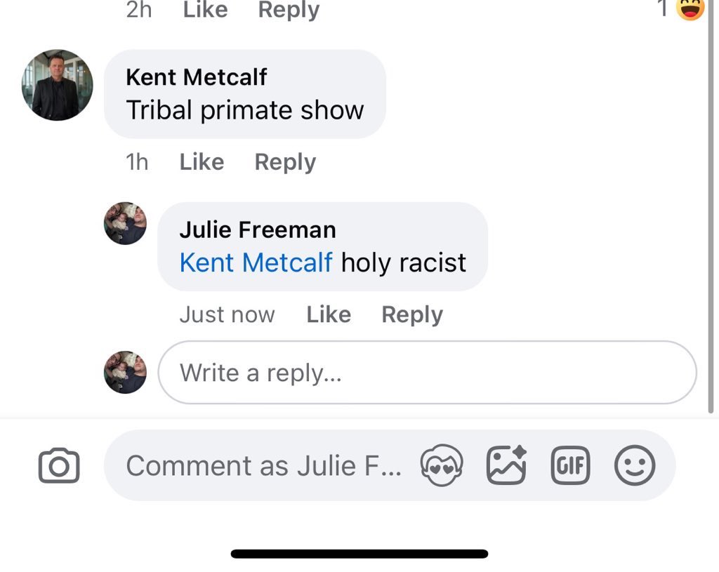 juleth23's tweet photo. @Matthewtravis08 They’re so racist even they just proudly post the bs on social media. Idk who this dude is but it pissed me off I want someone to find his job and dox https://t.co/f505uYacN9