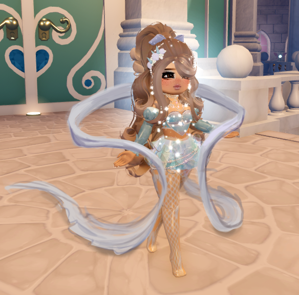 WallaceRH_'s tweet photo. Some items that could be added as a rewards for completing Mermia's dailies/weeklies in the water realm. 🫧

The top would be compatible with human bodice for easy modelling and the bottom could use ttyl as a base! (Royale High Concept)
#royalehigh https://t.co/GcD4y4Utge