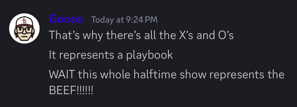 A follow up to the conspiracy. S/O Goose