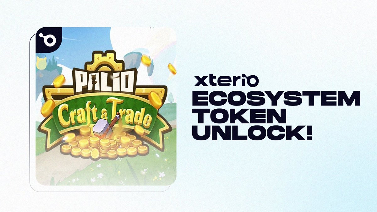 🎮 <a href="/XterioGames/">Xterio</a> allocates ecosystem tokens post Palio beta success

Following Palio: Craft and Trade's beta performance, platform announces strategic token distribution:

💎 Token Allocation (2% of ecosystem):
• 0.5% - NFT Aura holders (48h snapshot)
• 0.5% - Palio launch