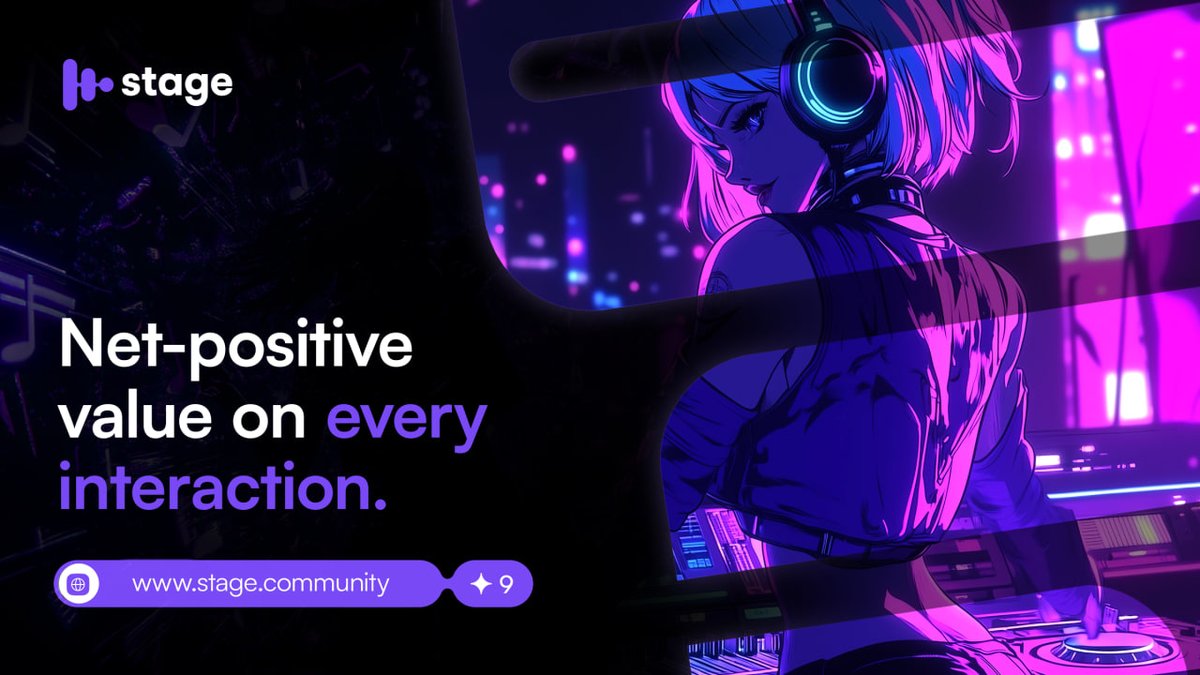 Stage makes creating music and listening to music simultaneously rewarding. Artists earn from votes in contests while users earn from artists' success. The symbiotic relationship between artists and fans on stage result in unprecedented growth in value and a net-positive outcome.