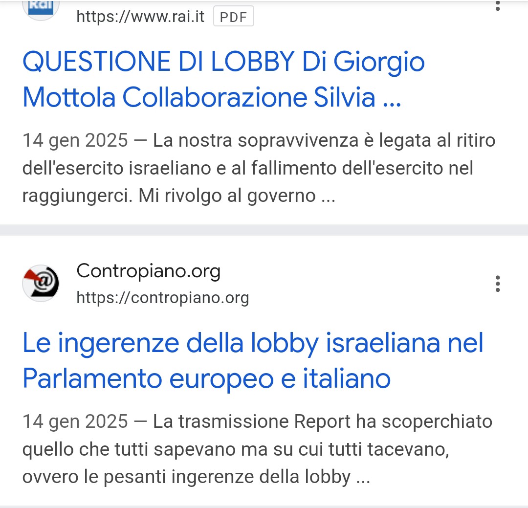 ciolansia's tweet image. Perché non parlano della lobby pro Israele che c&apos;è in Europa ed in Italia con lobbysti annessi(uno è #Tajani)...di soldi lì ne girano e molti,ne parlava un mese fa #Reportlab e quindi chissà perché non si poteva manifestare per la gente palestinese... chissà!
