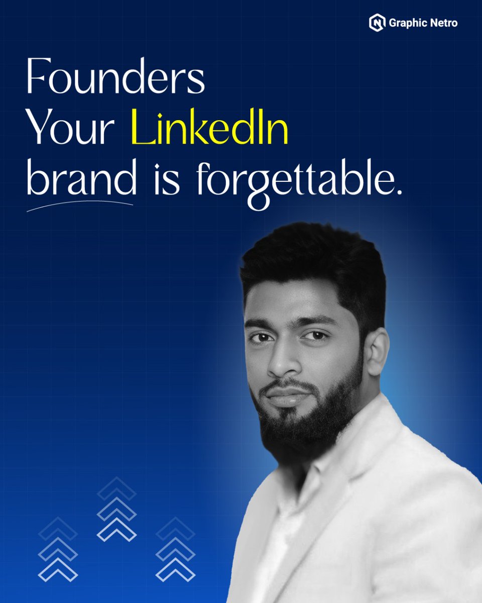 shahyusufahmed's tweet image. 🚨 Founders, your LinkedIn brand is forgettable.

Blending in means being ignored. Your brand sets you apart, builds trust, and unlocks opportunities.