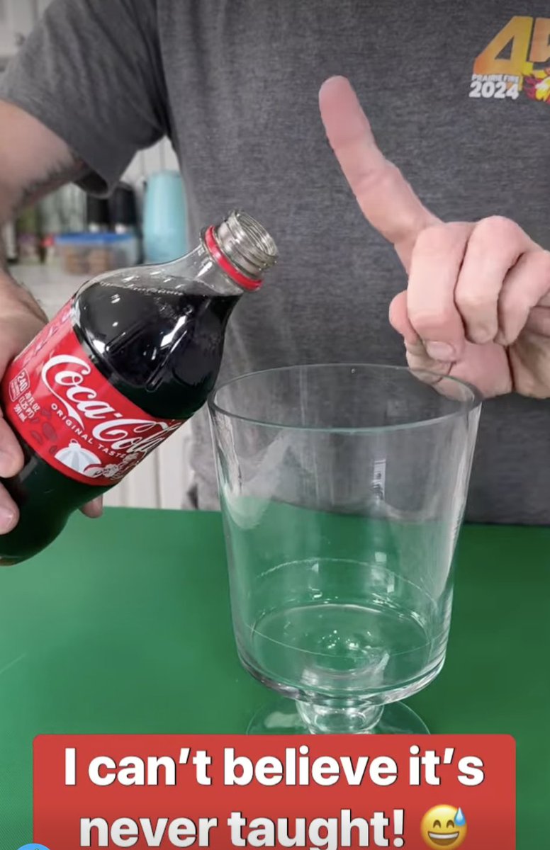 tdcpresents's tweet image. I am SO tired of videos where somebody is about to do something normal and then they wag their finger condescendingly like you're an IDIOT for wanting to do that. You are a FOOL.
Coke in a glass? Psh! Get ready to be SCHOOLED!
Then they pour it into a toaster or some shit.