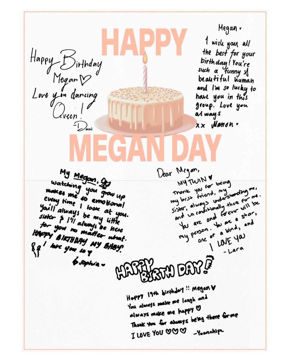 happy birthday to our precious Megan 🎂 comment a message below to wish her a happy birthday 🧡 #KATSEYE #KATSEYE_Megan #HappyMeganDay #MEITheCherriesBloom