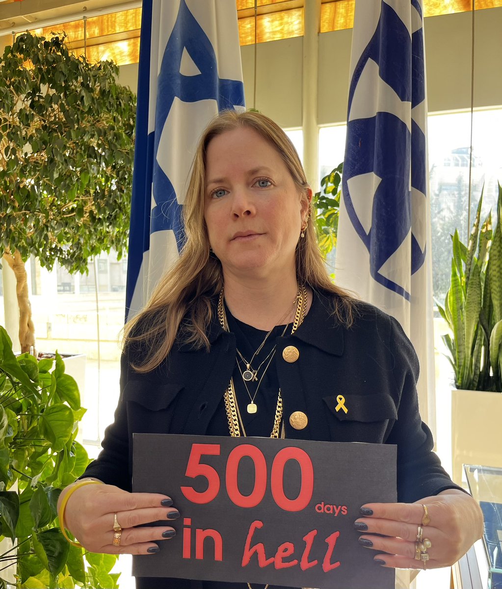 500 days too many. 
500 days in hell.
43,200,000 dreadful seconds of being tortured by terrorists, without sunlight, food, medicine or any basic needs. 
There is no equation or comparison between the hostages kidnapped by Hamas and the prisoners sentenced or held for acts of