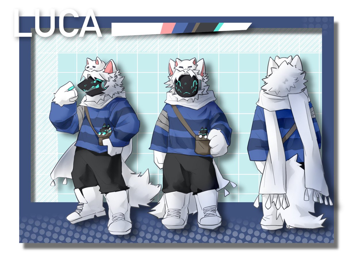 Tanglucatang's tweet image. &lt;new proto ref sheet by @/An7nek&gt;
Uhhh here some 3 ref sheet and uhhh feel free to draw them I guess :p