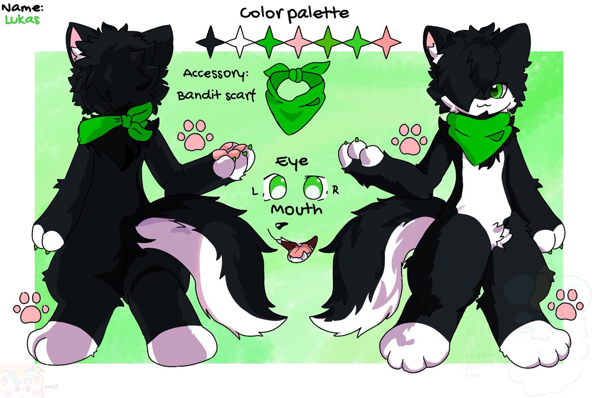 Tanglucatang's tweet image. &lt;new proto ref sheet by @/An7nek&gt;
Uhhh here some 3 ref sheet and uhhh feel free to draw them I guess :p