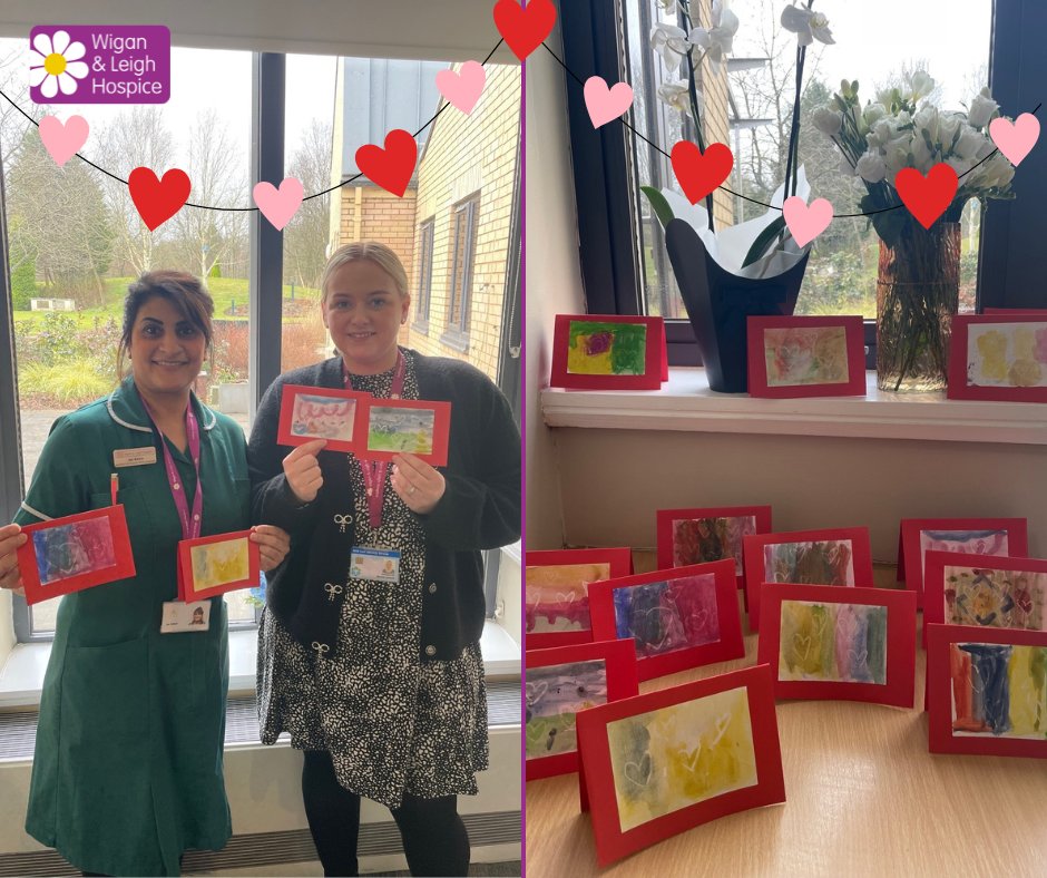 Wigan & Leigh Hospice (@wl_hospice) on Twitter photo Thank you to the brilliant little artists at @HindleyStPeters for creating some beautiful homemade Valentines cards for our staff and patients here at the hospice.  
We are so grateful for this lovely act of kindness, it brought a smile to everyone’s face💜 Thank you to the brilliant little artists at @HindleyStPeters for creating some beautiful homemade Valentines cards for our staff and patients here at the hospice.  
We are so grateful for this lovely act of kindness, it brought a smile to everyone’s face💜