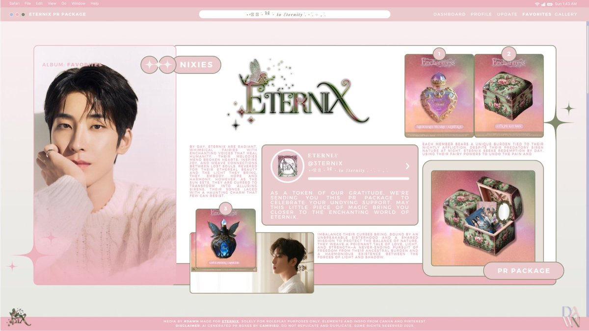 chilvantry's tweet image. ㅤ

Just received a PR package from @3TERNIX! Good luck with your debut album. Also, the fragrance of the perfumes for the PR kit fascinates me. It smells good, it’s from the collaboration with @AEPERFUME_. 

Thank you, @LAPERLALLURE for sending me the PR! Much appreciated. 

ㅤ