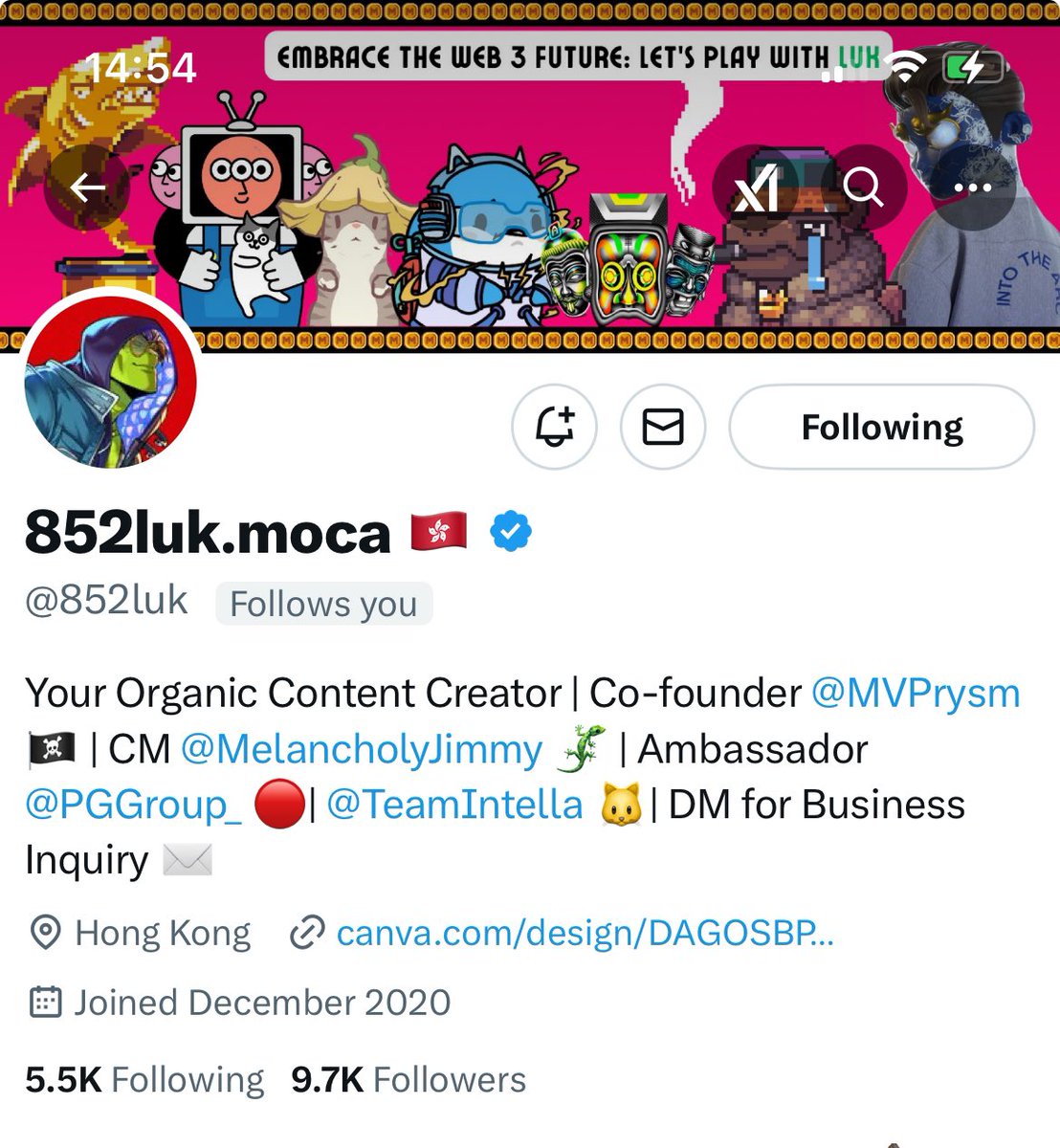 BadmanNFTs ๐บ(ร,G) (@badmannfts) on Twitter photo What a wonderful day, I just got this notification now
<a href="/852luk/">852luk.moca ๐ญ๐ฐ</a> thank you for the follow back , can we kindly cook behind closed doors ๐ What a wonderful day, I just got this notification now
<a href="/852luk/">852luk.moca ๐ญ๐ฐ</a> thank you for the follow back , can we kindly cook behind closed doors ๐