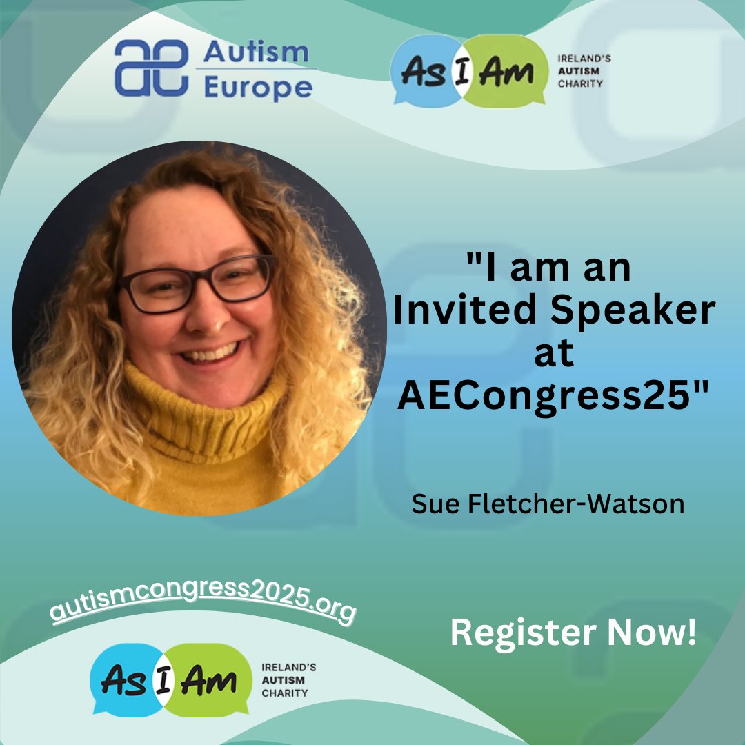 SueReviews's tweet image. I'm delighted to be a speaker at the upcoming Autism Europe congress in Dublin, in September 2025
I'll be talking about neurodiversity and education
Find out more and register here: autismcongress2025.org
#AECongress25