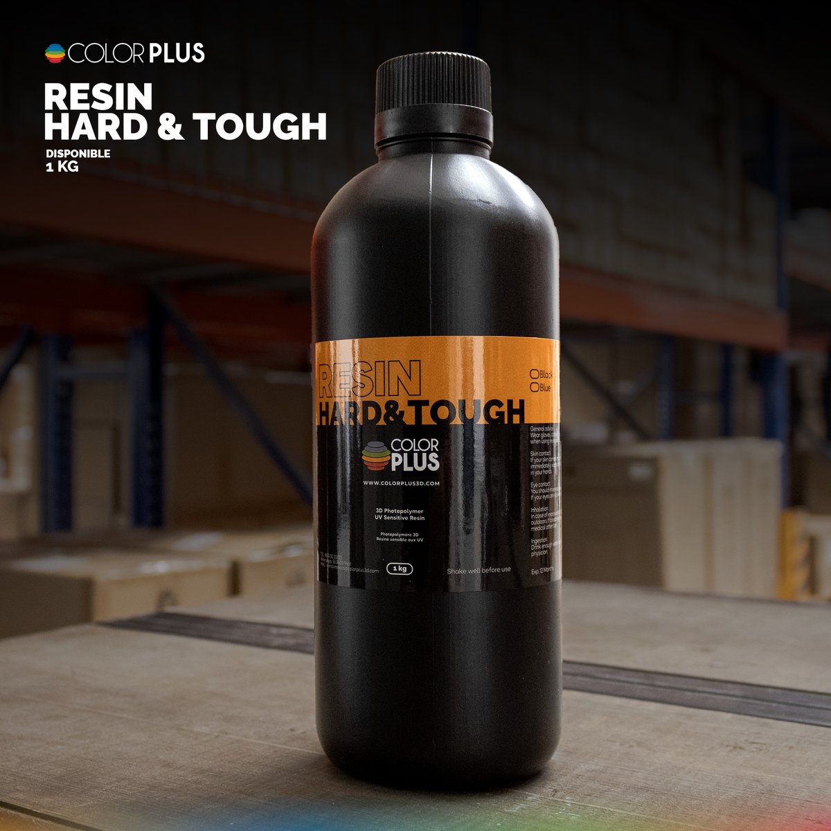 ColorPlus3d's tweet image. 👉RESIN  HARD TOUGH😎
💯Material de alta dureza y resistencia al impacto, superior al ABS convencional.🤩
👌Perfecta para la fabricación de componentes que requieren robustez ✨
🌐colorplus3d.com/categoria.../r… 
.
.
.#impresion3d #resina #resina3d #colorplus  #resinart #colorplus3d