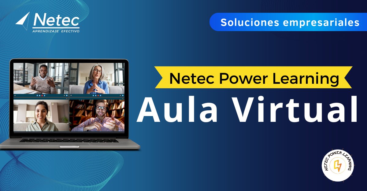 netec's tweet image. Conoce los recursos digitales que incluye nuestra Aula Virtual de #NetecPowerLearning ⚡
Descubre por qué nuestra solución ha demostrado facilitar el aprendizaje de tus colaboradores en TI 🤓 Conoce aquí más información 👉 hubs.ly/Q036HvL-0