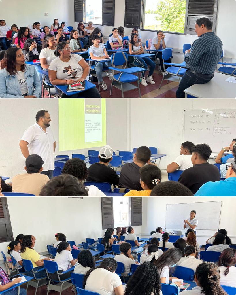 UniCaribe_'s tweet photo. #FlashInfotep | 🤳
🟪🟨 Nuestras aulas retoman su actividad desde hoy con el inicio de clases del periodo 2025-1.
Estudiantes de los distintos programas académicos comienzan un nuevo capítulo en sus historias de formación superior en nuestra Alma Máter.
Les deseamos éxitos 🙌🏾 https://t.co/wWR192PLac