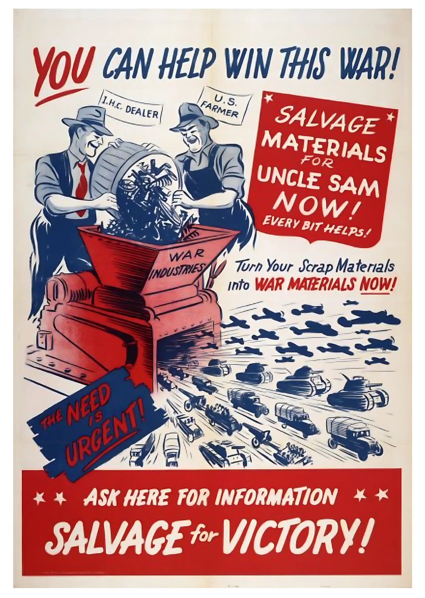 GershowLI's tweet photo. This Presidents’ Day, remember that even great leaders valued recycling! During WWII, Americans—including President Roosevelt—collected scrap metal for the war effort. Today, Gershow keeps that tradition alive by turning old metal into new opportunities. Celebrate by recycling! https://t.co/6zsNyB0jqj