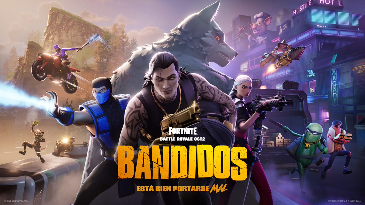 Fortnite_ES's tweet photo. 21 de febrero. Que empiece el caos en Battle Royale.

Capítulo 6 Temporada 2: Bandidos. https://t.co/18bWeVrVeY