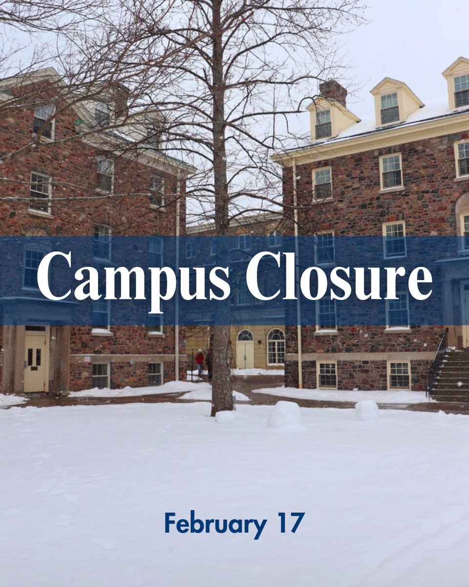 In addition to regular closures for the long weekend and winter study break, the King’s campus will be closed today, Monday, February 17, 2025, due to weather.

 Campus will reopen on Tuesday, February 18, 2025. 

For more information, visit ow.ly/9IM150V1kZ0

Be safe!