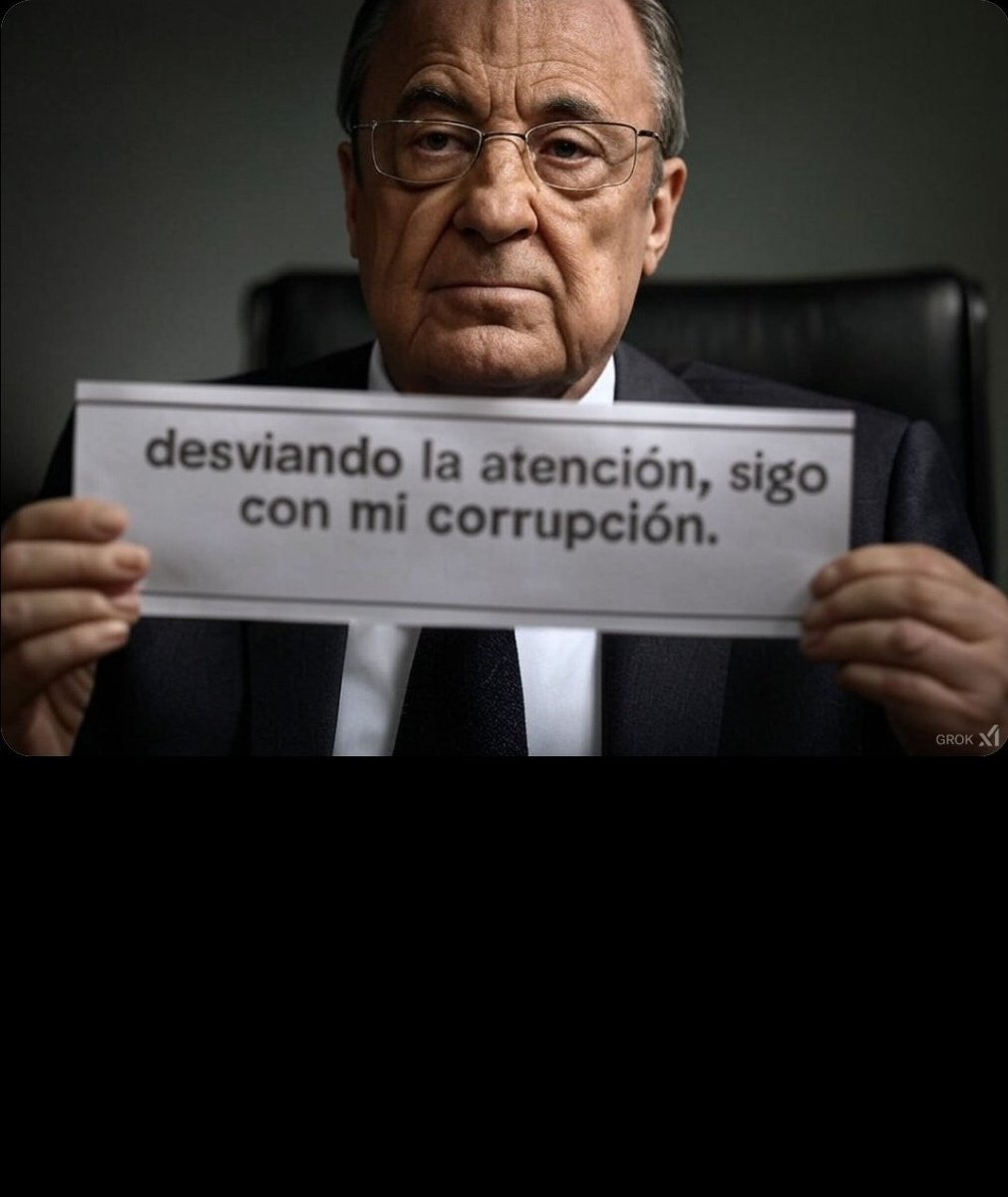 Aquí el primero del <a href="/realmadrid/">Real Madrid C.F.</a>, que con su plan sigue llenando bolsillos en el palco. 
Pobres diablos quienes creen algo de este personaje tan vomitivo 
#Arbitrage y #RealMadrid siempre han ido de la mano