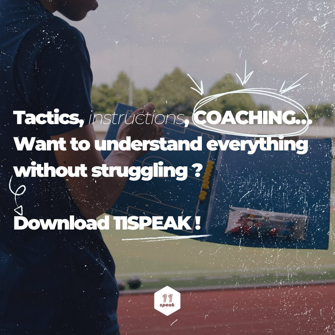 11speak_app's tweet photo. On the field, understanding instructions, tactics, and coaching is crucial. With 11SPEAK, say goodbye to language barriers. Understand everything easily and level up your game! ⚽📲 Download the app now! 🔥

#Football #Communication #Tactics #Coaching #11SPEAK #LevelUp https://t.co/qOMi7M1hiR