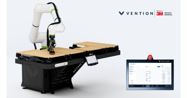 Vention has launched its Rapid Sanding Solution, a turnkey robotic system designed for cabinetmakers and woodworkers—powered by a strategic partnership with 3M™ Abrasive Solutions. This collaboration enhances productivity with advanced sanding tech,... bit.ly/3EUcJkM