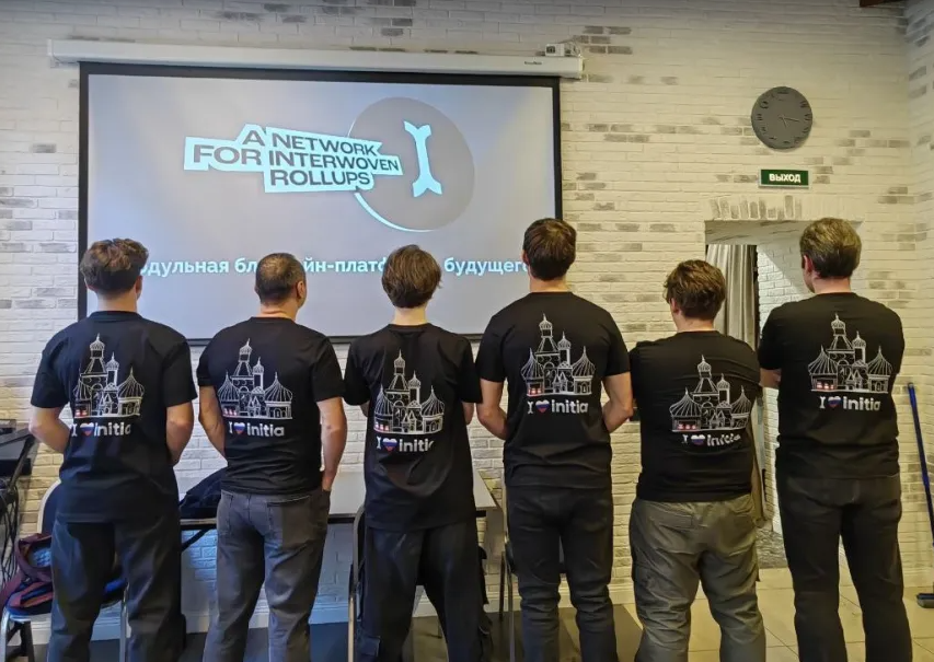 DeFiGeeksNFT's tweet photo. @DeFiGeeksNFT Just had great time at the @initia event in Saint-P! Awesome people, an epic quiz and a stylish T-shirt secured. Shout-out to @kiira7094 (btw, absolute OG dude) and @initia for this opportunity, and we're looking forward for more events and collaborations with russian-speaking community!