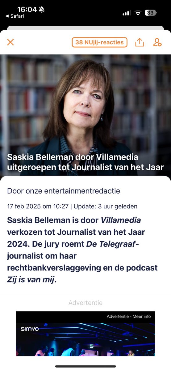 En terecht! En ook superlekker antwoord voor iedereen die doet alsof de T 'extreemrechts' is.