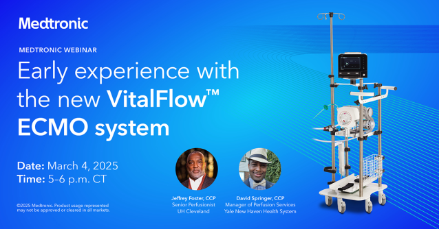 Please join us March 4th for an AmSECT webinar. We'll hear from David Springer, CCP of Yale New Haven Health System and Jeffrey Foster, CCP of UH Cleveland. Register today: bit.ly/42Qrb7z #MedtronicEmployee