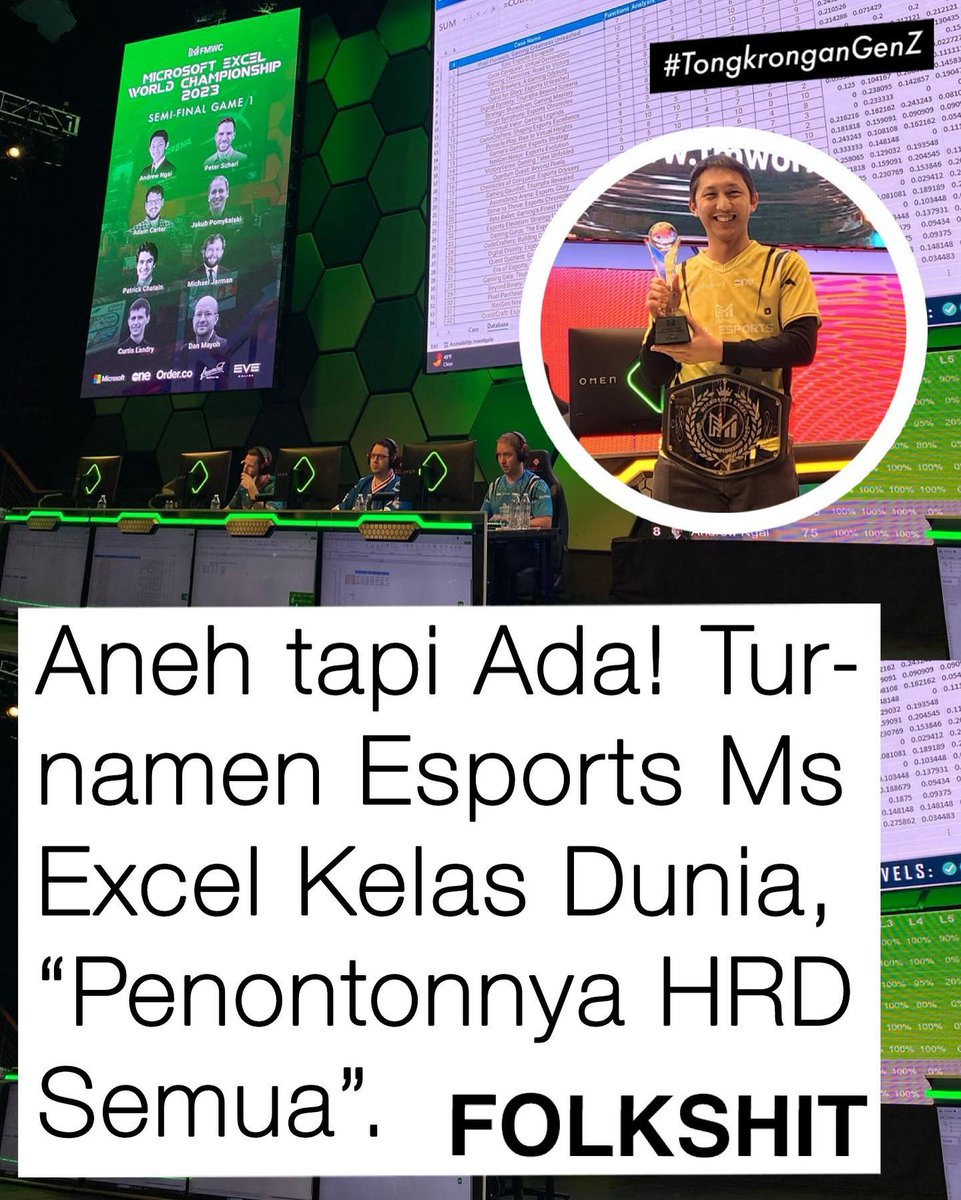 filsavat's tweet photo. Diluar nalar, kejuaraan excel total hadiah hampir 750 juta😲

A Thread https://t.co/bRZcwOPkVO