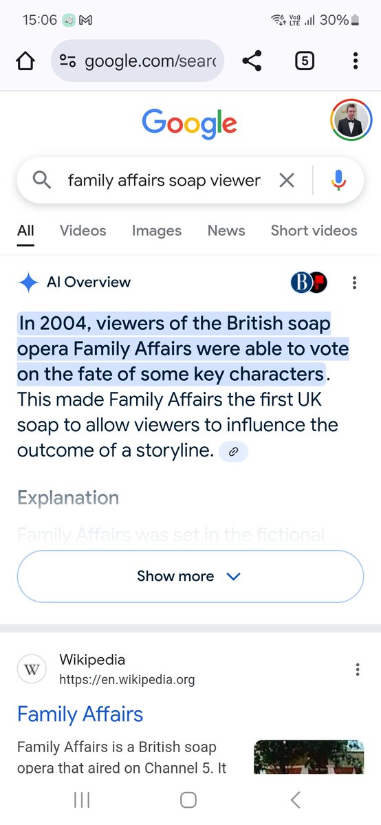 ASteele90's tweet photo. @Sharontweet can you please mention this on soapbox. Reports are claiming that the Denise vote on @bbceastenders is the first time viewers decide outcome of a story. It isn't. Family Affairs on Channel 5 did it in 2004. https://t.co/T6YhBjaTXe