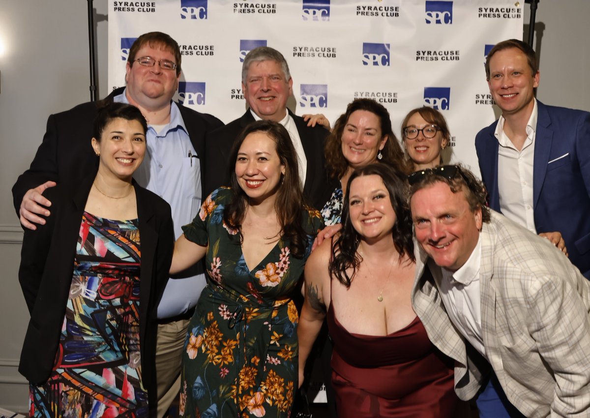 Syracuse Press Club (@syrpressclub) on Twitter photo On Presidents' Day, we're thrilled to announce <a href="/MichaelRiecke/">Michael Riecke</a> has assumed the office of President at Syracuse Press Club.
<a href="/EmilyKenny96/">Emily Kenny</a> rises to the office of SPC Vice President. Congratulations Michael and Emily! Thank you <a href="/katrinatulloch/">Katrina Tulloch</a> for serving as President for 5 years! On Presidents' Day, we're thrilled to announce <a href="/MichaelRiecke/">Michael Riecke</a> has assumed the office of President at Syracuse Press Club.
<a href="/EmilyKenny96/">Emily Kenny</a> rises to the office of SPC Vice President. Congratulations Michael and Emily! Thank you <a href="/katrinatulloch/">Katrina Tulloch</a> for serving as President for 5 years!