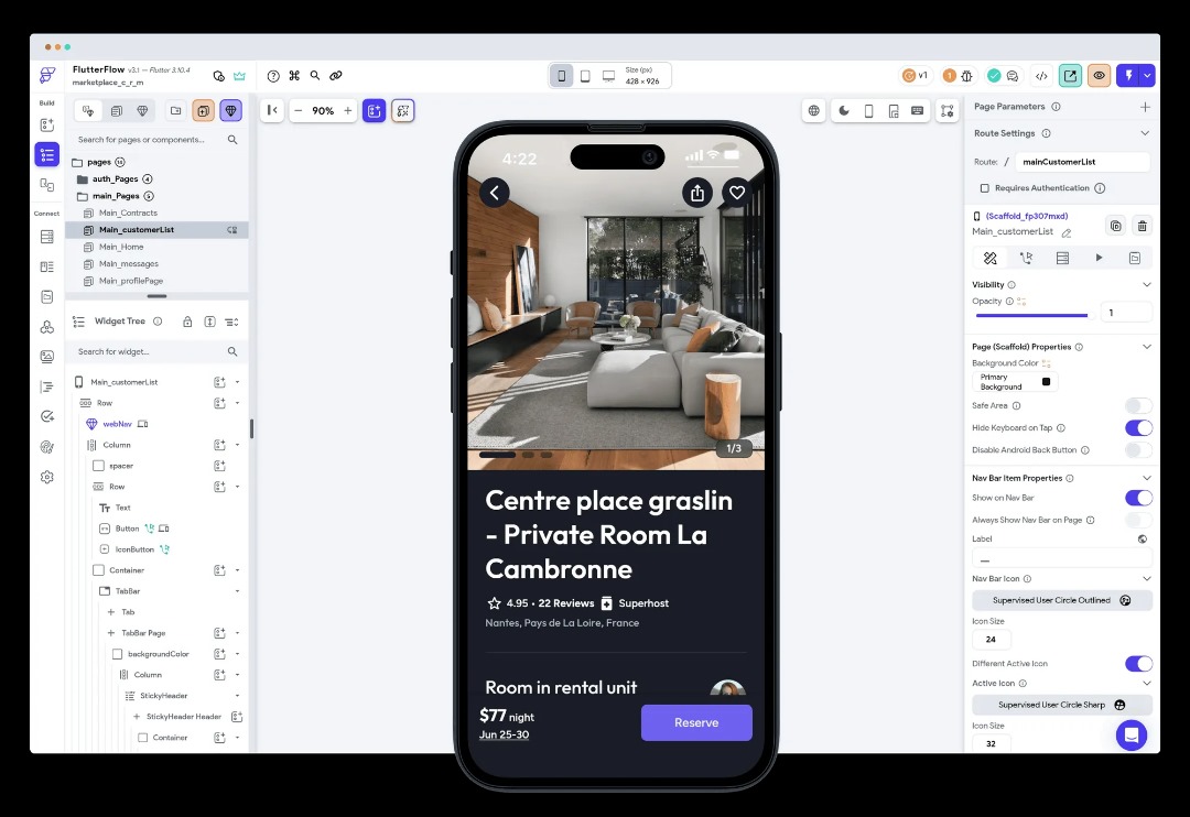 Thetechguy_dev's tweet image. Because it&apos;s Monday let me drop some snippets from @flutterflow 

Let&apos;s keep building 
@design_nocodeio @Daviowhite @symplyDAPO